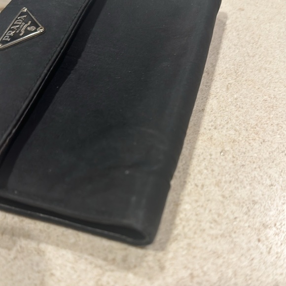 PRADA Black Nylon Wallet 4x6” - Picture 5 of 12